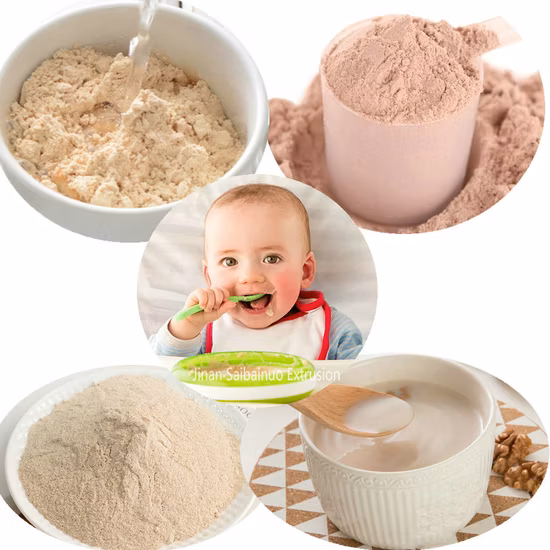 Nährpulver, Säuglingsmehlproduktionsanlage, Snacks, Getreide, Herstellungslinie, Instantbrei, Babynahrungsherstellungsmaschine