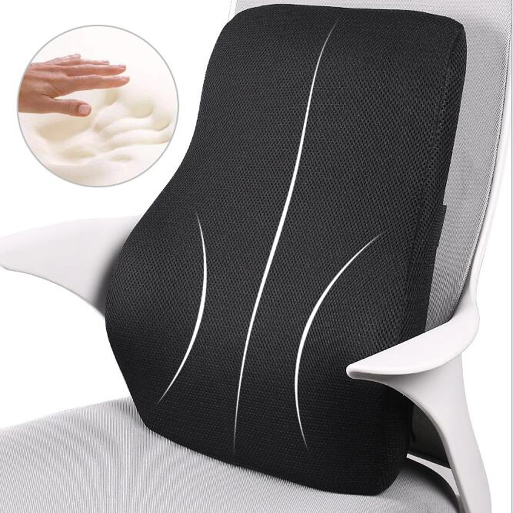 Back Pain Relief Improve Posture Full Lumbar Back Support Cushion for Home Office Chair Car Seat Wbb15760