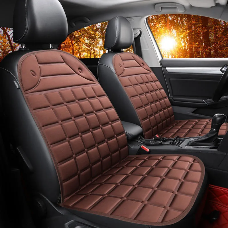 Universal High Low Temperature DC 12V/24V Adjustable Car Heated Seat Cover Cushions