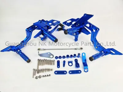 Nk Yamaha Honda Suzuki Racing CNC Motorrad Aluminium Vordere Fußstütze Hinterer Fuß für Exciter150/Y15zr/Sniper150/Mxking150/R15