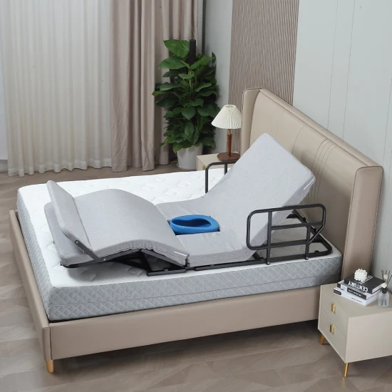 Home Furniture King-Size-Einzelbett, elektrisch verstellbar, für ältere Menschen und Behinderte