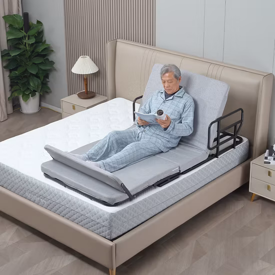Home Furniture King-Size-Einzelbett, elektrisch verstellbar, für ältere Menschen und Behinderte